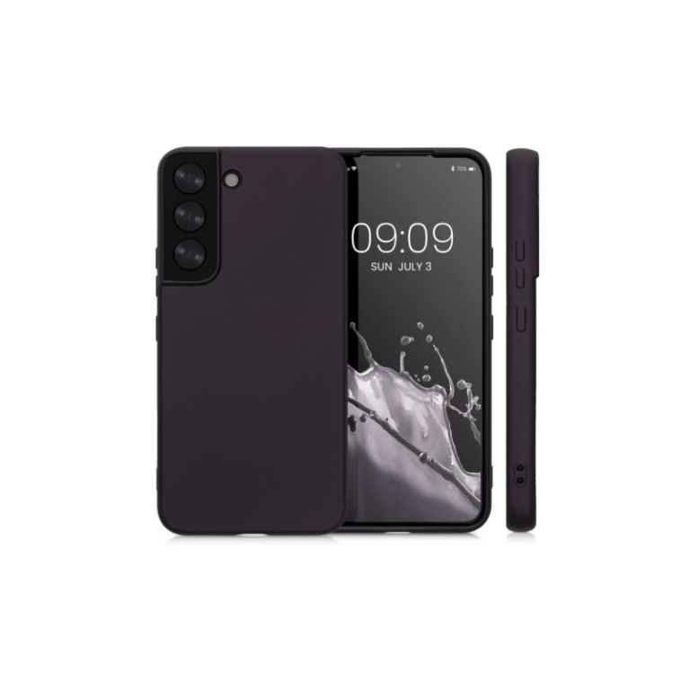 Husa Kwmobile pentru Samsung Galaxy S22, Silicon, Mov, 56757.115
