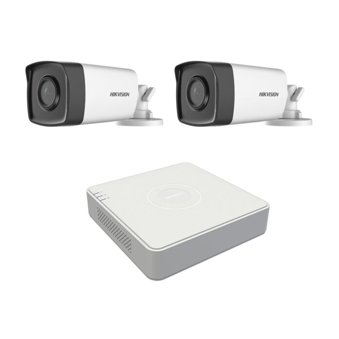 Kit de supraveghere Hikvision Turbo HD 2MP 1080P cu 2 camere IR 40 Kit de supraveghere Hikvision Turbo HD 2MP 1080P cu 2 camere IR 40