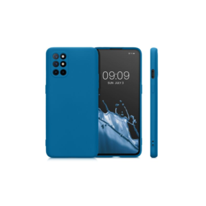 Husa Kwmobile pentru OnePlus 8T, Silicon, Albastru, 55350.228 Husa Kwmobile pentru OnePlus 8T, Silicon, Albastru, 55350.228