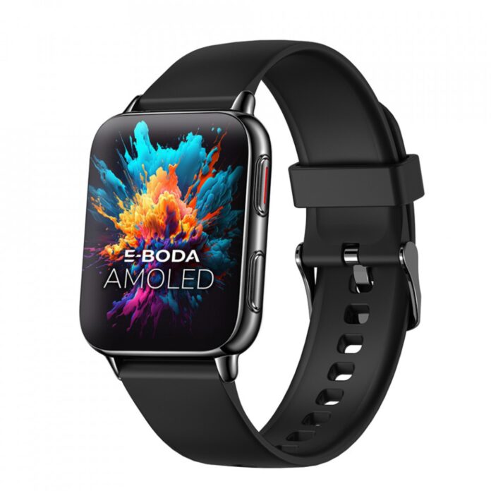 Smartwatch E-Boda SQ Vega Pro, Procesor Realtek, IP67, Aplicatie dedicata, Negru Smartwatch E-Boda SQ Vega Pro, Procesor Realtek, IP67, Aplicatie dedicata, Negru