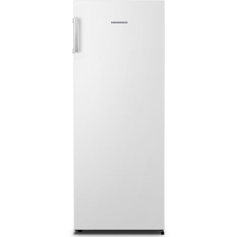 Congelator Heinner HFF-HS155NFF+, 155 L, Full No Frost, Clasa F, Display Interior, Control Electronic, 5 Sertare , Functie Super-Congelare, Alarma Usa Deschisa, Alb