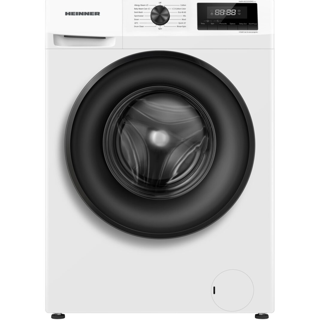 Masina de spalat rufe Heinner HWM-H6010IVSMC+++, 6 kg, 1000 RPM, Display digital, 15 programe, Clasa C, Alb Masina de spalat rufe Heinner HWM-H6010IVSMC+++, 6 kg, 1000 RPM, Display digital, 15 programe, Clasa C, Alb