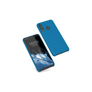 Husa Kwmobile pentru Huawei P30 Lite, Silicon, Albastru, 47510.224 Husa Kwmobile pentru Huawei P30 Lite, Silicon, Albastru, 47510.224