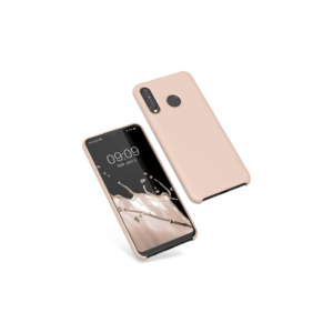 Husa Kwmobile pentru Huawei P30 Lite, Silicon, Crem, 47510.225 Husa Kwmobile pentru Huawei P30 Lite, Silicon, Crem, 47510.225