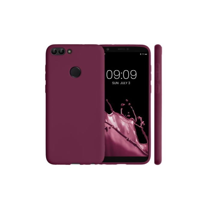 Husa Kwmobile pentru Huawei Enjoy 7s/P Smart (2017), Silicon, Violet, 44124.187 Husa Kwmobile pentru Huawei Enjoy 7s/P Smart (2017), Silicon, Violet, 44124.187
