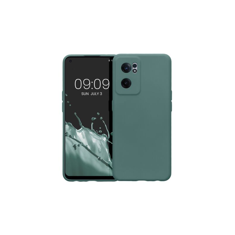 Husa Kwmobile pentru OnePlus Nord CE 2 5G, Silicon, Verde, 58117.166 Husa Kwmobile pentru OnePlus Nord CE 2 5G, Silicon, Verde, 58117.166
