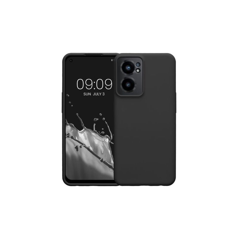 Husa Kwmobile pentru OnePlus Nord CE 2 5G, Silicon, Negru, 58116.01 Husa Kwmobile pentru OnePlus Nord CE 2 5G, Silicon, Negru, 58116.01