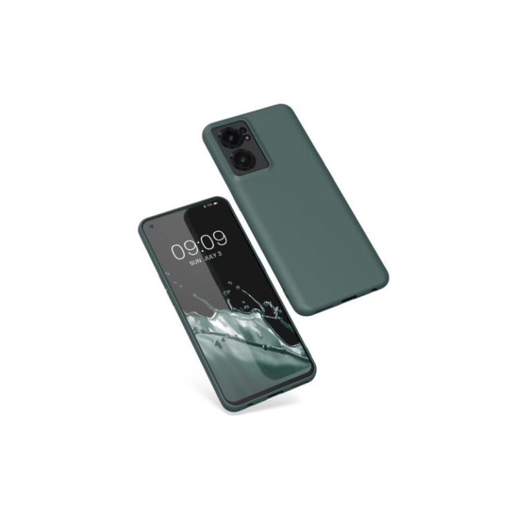 Husa Kwmobile pentru OnePlus Nord CE 2 5G, Silicon, Verde, 57639.166