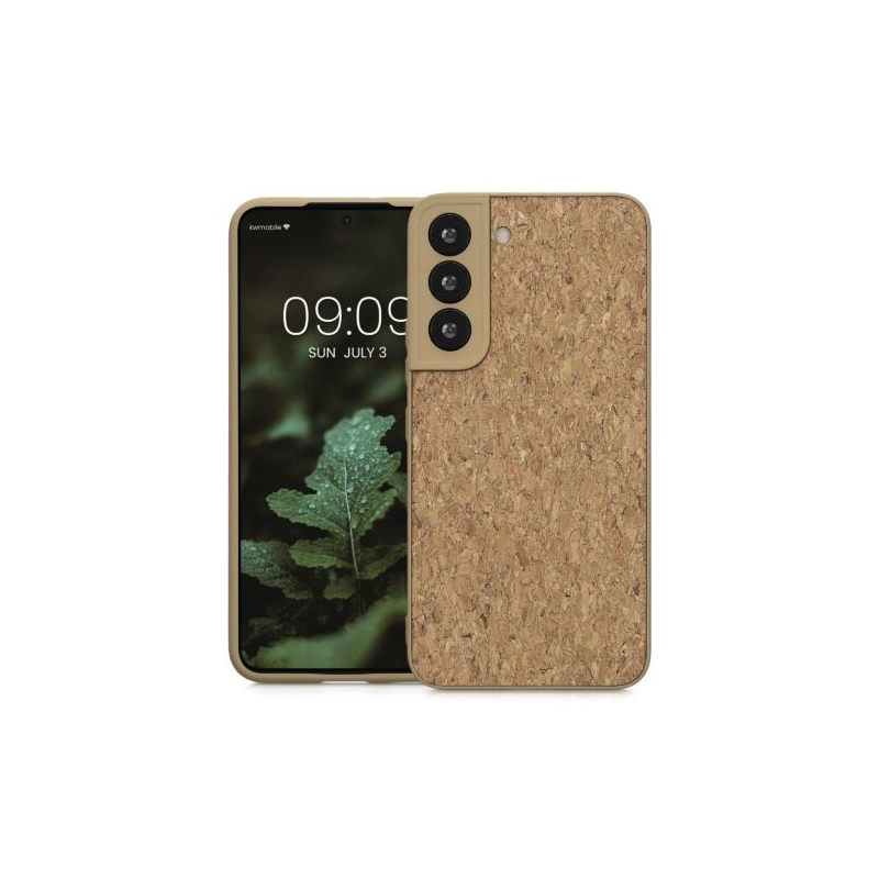 Husa Kwmobile pentru Samsung Galaxy S22, Pluta, Maro, 58219.24 Husa Kwmobile pentru Samsung Galaxy S22, Pluta, Maro, 58219.24