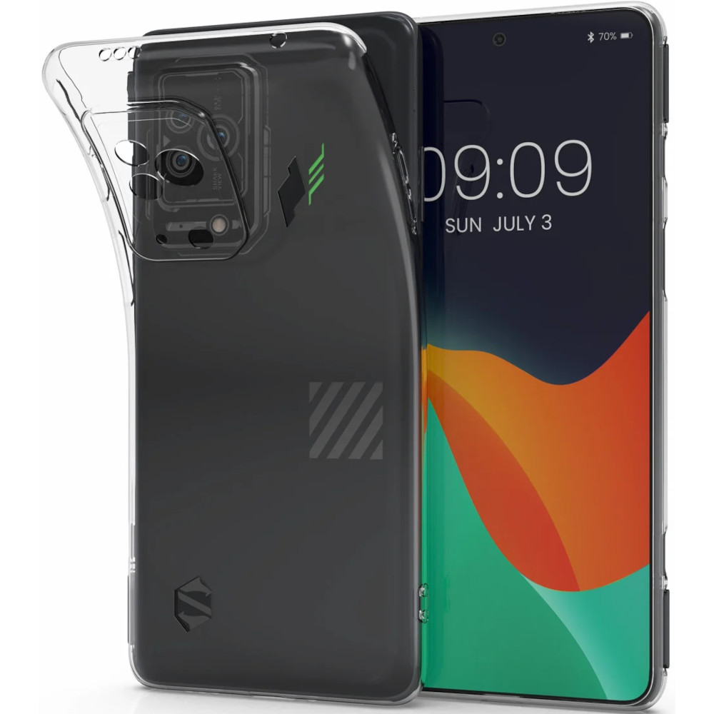 Husa Kwmobile pentru Xiaomi Black Shark 5/Black Shark 5 Pro, Silicon, Transparent, 59064.03 Husa Kwmobile pentru Xiaomi Black Shark 5/Black Shark 5 Pro, Silicon, Transparent, 59064.03