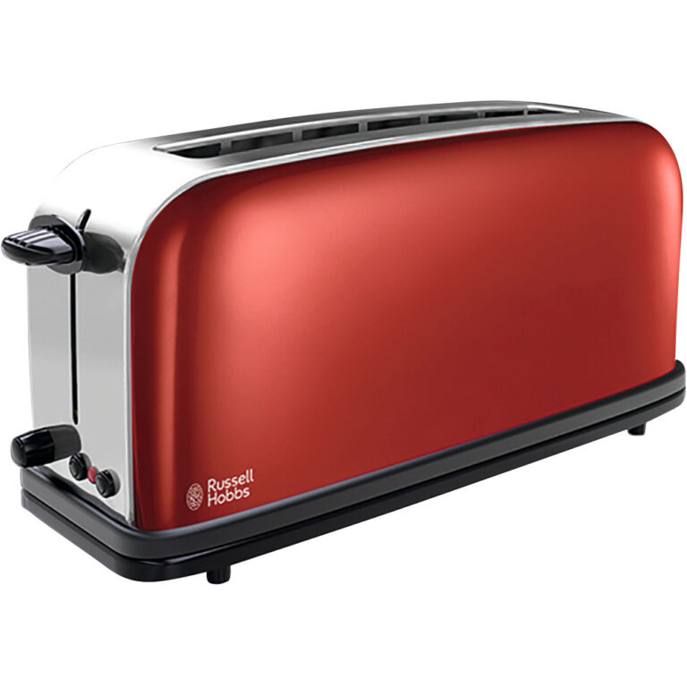 Prajitor de paine Russell Hobbs Flame Red 21391-56, 1000 W, 2 felii de paine, Rosu