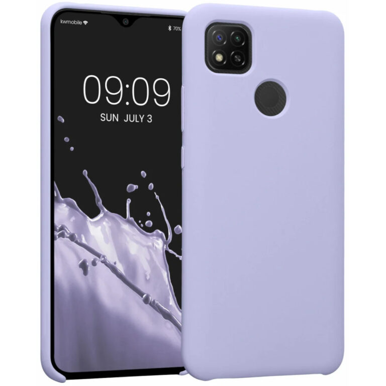 Husa Kwmobile pentru Xiaomi Redmi 9C, Silicon, Mov, 57338.139