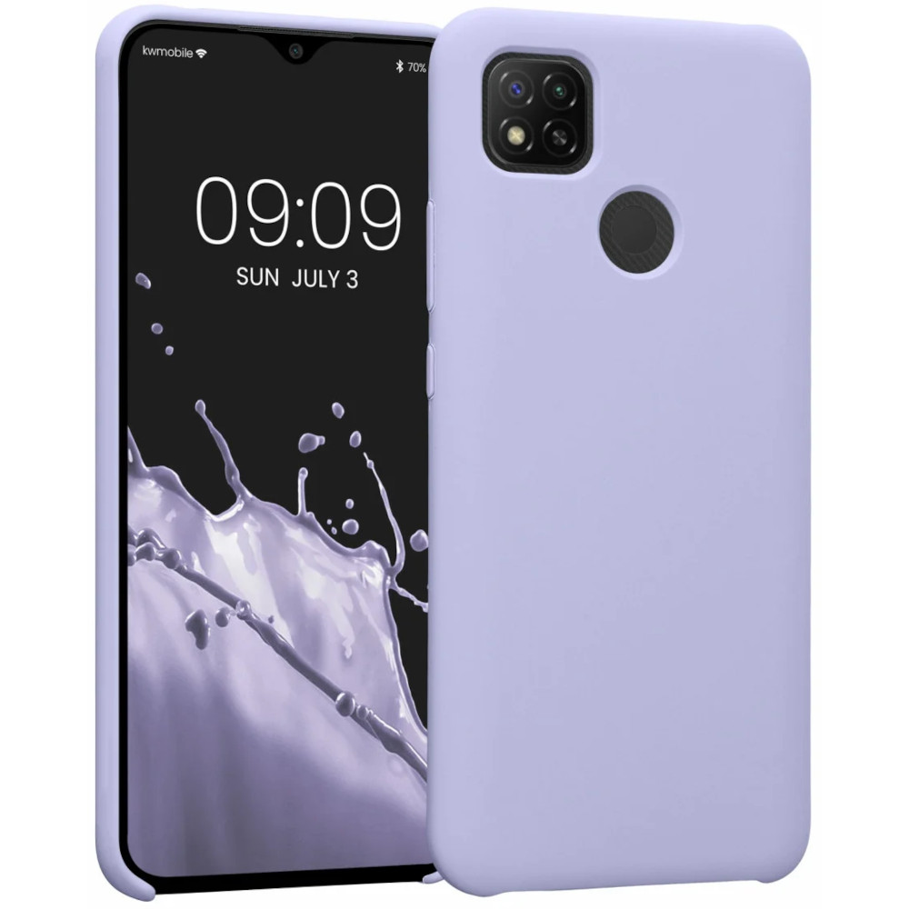 Husa Kwmobile pentru Xiaomi Redmi 9C, Silicon, Mov, 57338.139 Husa Kwmobile pentru Xiaomi Redmi 9C, Silicon, Mov, 57338.139