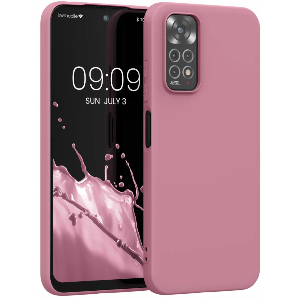 Husa Kwmobile pentru Xiaomi Redmi Note 11/Redmi Note 11s, Silicon, Violet, 57368.167 Husa Kwmobile pentru Xiaomi Redmi Note 11/Redmi Note 11s, Silicon, Violet, 57368.167