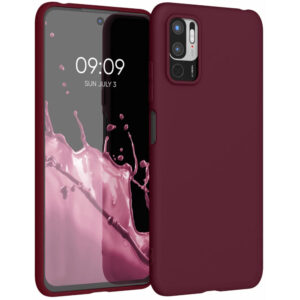 Husa Kwmobile pentru Xiaomi Redmi Note 10 5G, Silicon, Rosu, 54947.187 Husa Kwmobile pentru Xiaomi Redmi Note 10 5G, Silicon, Rosu, 54947.187