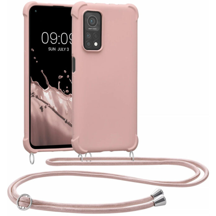 Husa Kwmobile pentru Xiaomi Mi 10T/Mi 10T Pro, Silicon, Roz, 54501.154 Husa Kwmobile pentru Xiaomi Mi 10T/Mi 10T Pro, Silicon, Roz, 54501.154