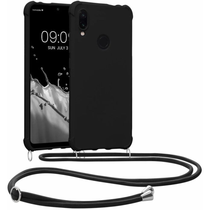 Husa Kwmobile pentru Xiaomi Redmi Note 7/Redmi Note 7 Pro, Silicon, Negru, 49965.01 Husa Kwmobile pentru Xiaomi Redmi Note 7/Redmi Note 7 Pro, Silicon, Negru, 49965.01