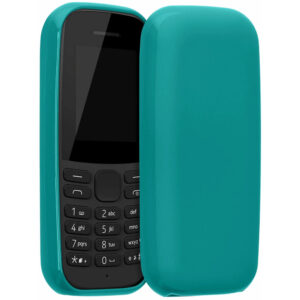 Husa Kwmobile pentru Nokia 105 (2019), Silicon, Verde, 53673.57 Husa Kwmobile pentru Nokia 105 (2019), Silicon, Verde, 53673.57