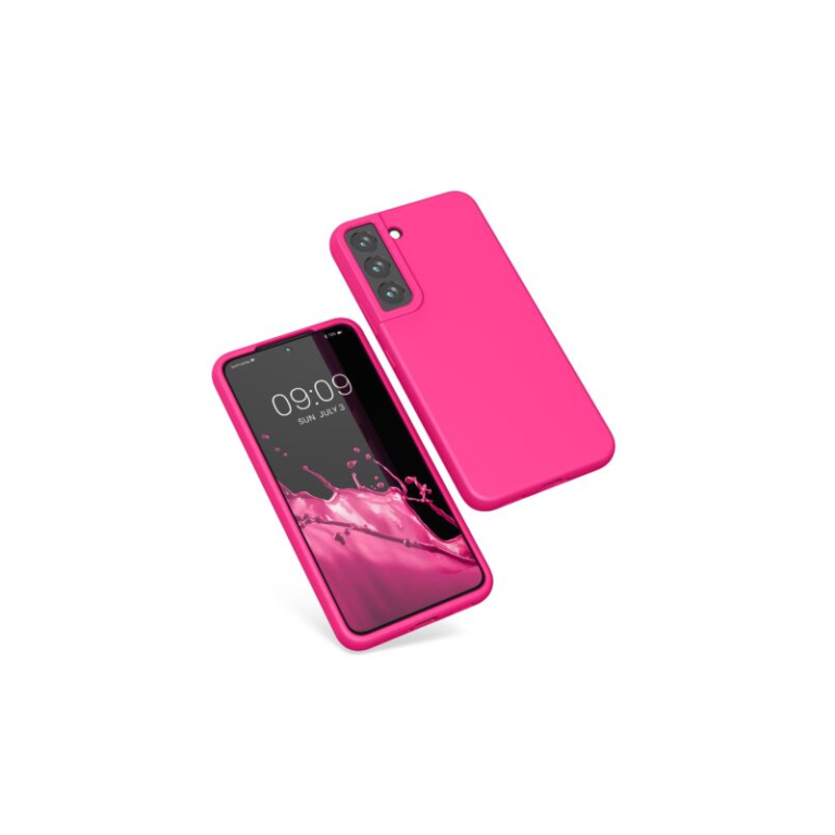 Husa Kwmobile pentru Samsung Galaxy S22, Silicon, Roz, 56756.77