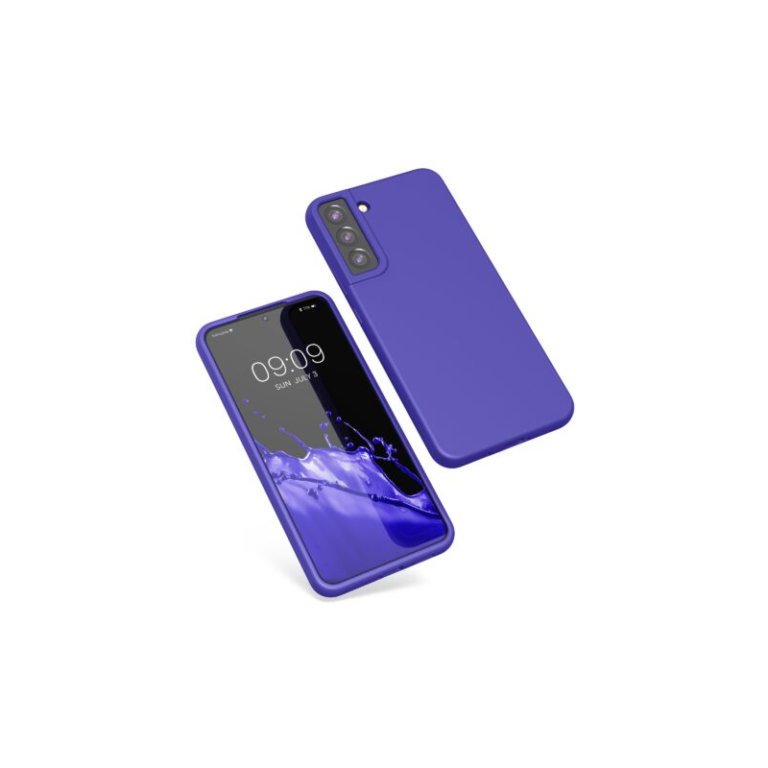 Husa Kwmobile pentru Samsung Galaxy S22 Plus, Silicon, Albastru, 56761.234