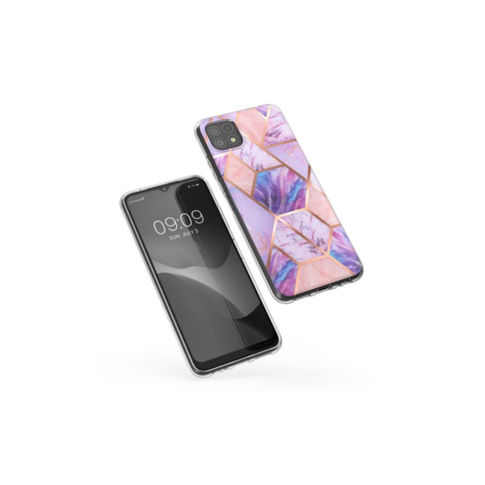 Husa Kwmobile pentru Samsung Galaxy A22 5G, Silicon, Multicolor, 58845.02 Husa Kwmobile pentru Samsung Galaxy A22 5G, Silicon, Multicolor, 58845.02