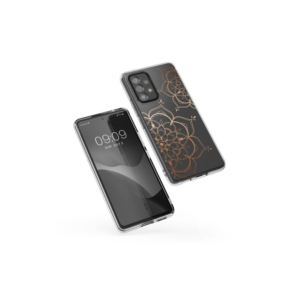 Husa Kwmobile pentru Samsung Galaxy A53 5G, Silicon, Transparent/Rose Gold, 58800.02 Husa Kwmobile pentru Samsung Galaxy A53 5G, Silicon, Transparent/Rose Gold, 58800.02