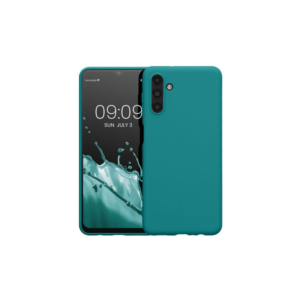 Husa Kwmobile pentru Samsung Galaxy A13 5G, Silicon, Verde, 58919.57 Husa Kwmobile pentru Samsung Galaxy A13 5G, Silicon, Verde, 58919.57