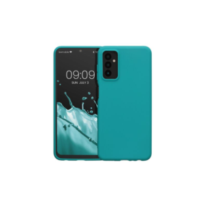 Husa Kwmobile pentru Samsung Galaxy M13, Silicon, Verde, 58917.57 Husa Kwmobile pentru Samsung Galaxy M13, Silicon, Verde, 58917.57