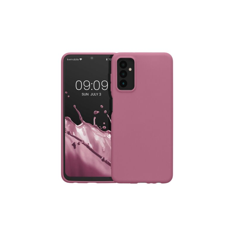 Husa Kwmobile pentru Samsung Galaxy M13, Silicon, Violet, 58917.167 Husa Kwmobile pentru Samsung Galaxy M13, Silicon, Violet, 58917.167