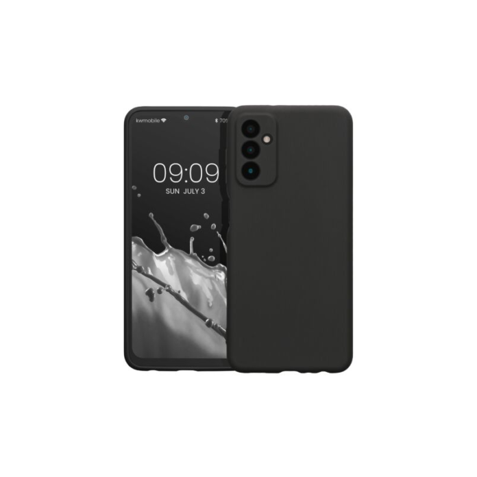 Husa Kwmobile pentru Samsung Galaxy M13, Silicon, Negru, 58917.01 Husa Kwmobile pentru Samsung Galaxy M13, Silicon, Negru, 58917.01