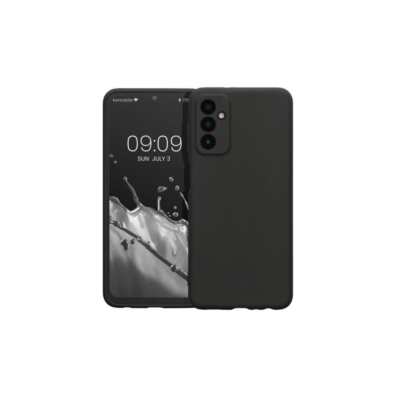 Husa Kwmobile pentru Samsung Galaxy M13, Silicon, Negru, 58917.01 Husa Kwmobile pentru Samsung Galaxy M13, Silicon, Negru, 58917.01