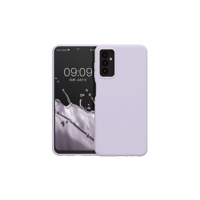 Husa Kwmobile pentru Samsung Galaxy M13, Silicon, Mov, 58917.108 Husa Kwmobile pentru Samsung Galaxy M13, Silicon, Mov, 58917.108