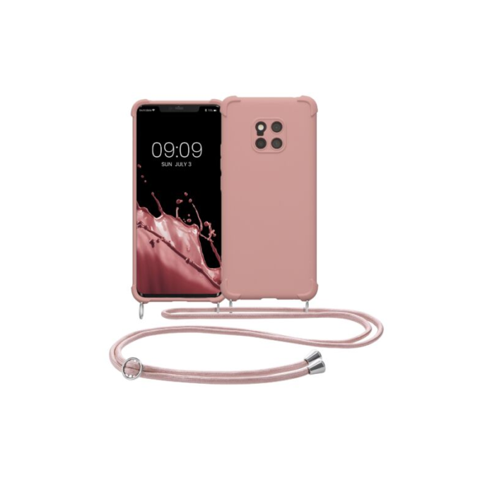Husa Kwmobile pentru Huawei Mate 20 Pro, Silicon, Roz, 59004.154 Husa Kwmobile pentru Huawei Mate 20 Pro, Silicon, Roz, 59004.154