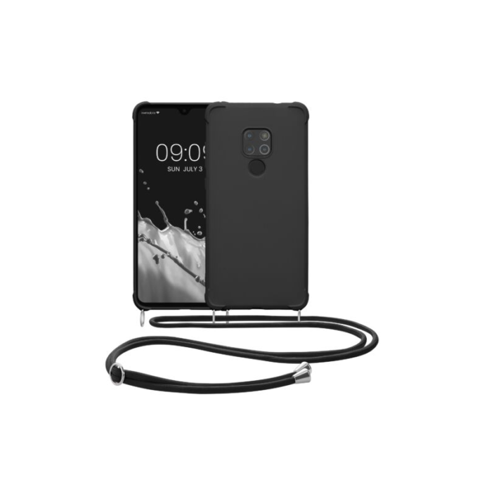Husa Kwmobile pentru Huawei Mate 20, Silicon, Negru, 59006.01