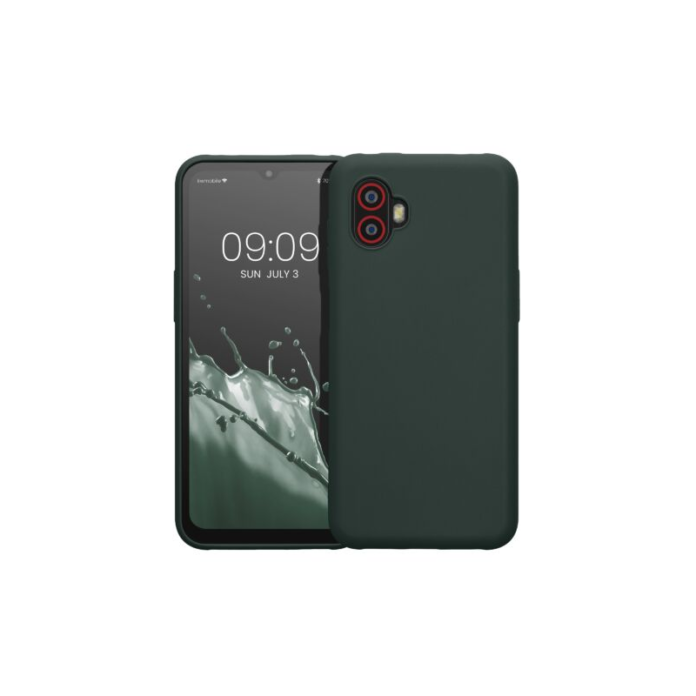 Husa Kwmobile pentru Samsung Galaxy XCover 6 Pro, Silicon, Verde, 59037.169 Husa Kwmobile pentru Samsung Galaxy XCover 6 Pro, Silicon, Verde, 59037.169