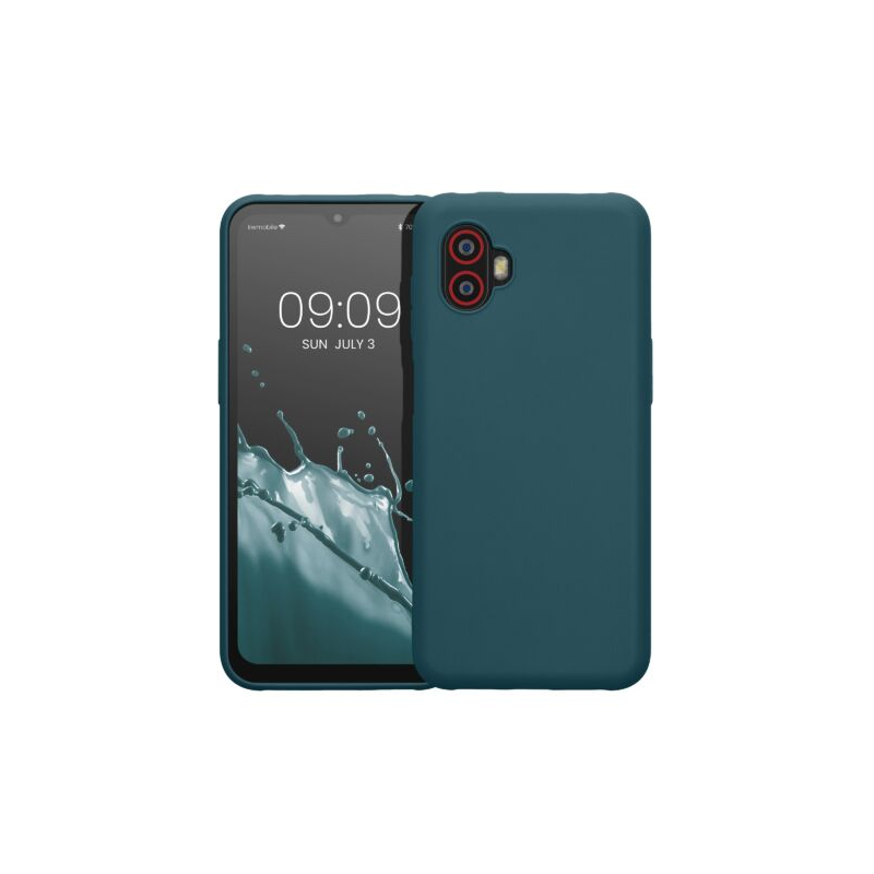 Husa Kwmobile pentru Samsung Galaxy XCover 6 Pro, Silicon, Verde, 59037.57 Husa Kwmobile pentru Samsung Galaxy XCover 6 Pro, Silicon, Verde, 59037.57