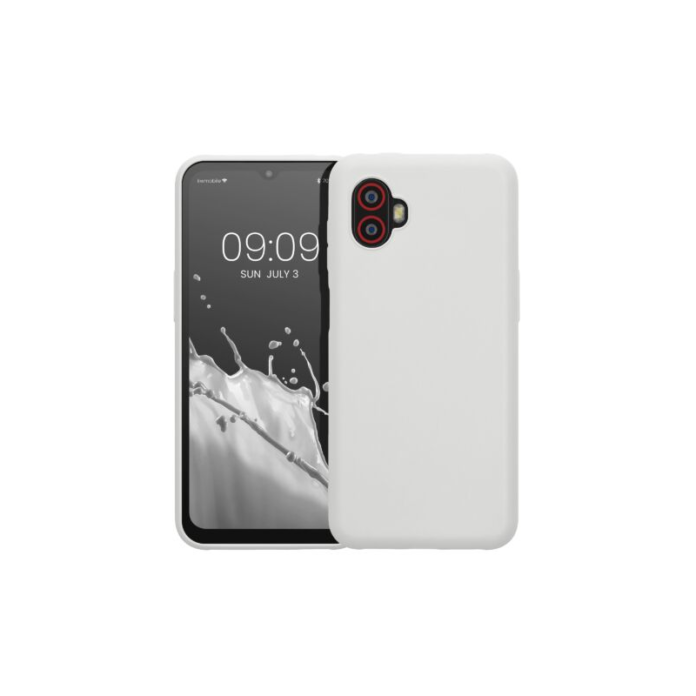 Husa Kwmobile pentru Samsung Galaxy XCover 6 Pro, Silicon, Alb, 59037.48 Husa Kwmobile pentru Samsung Galaxy XCover 6 Pro, Silicon, Alb, 59037.48