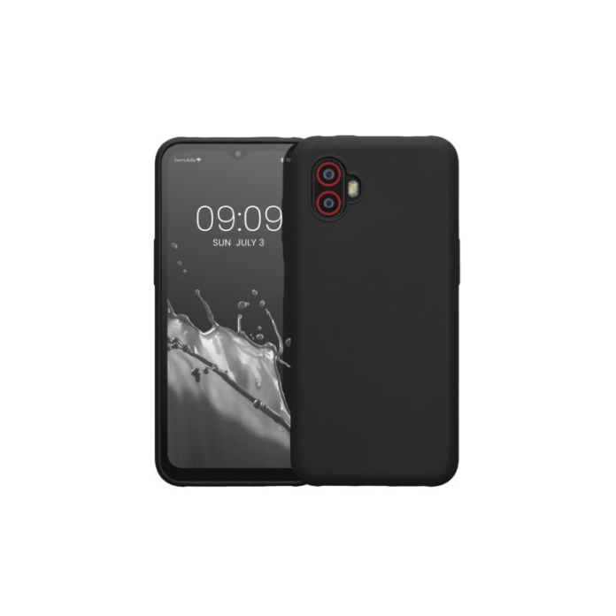 Husa Kwmobile pentru Samsung Galaxy XCover 6 Pro, Silicon, Negru, 59037.01
