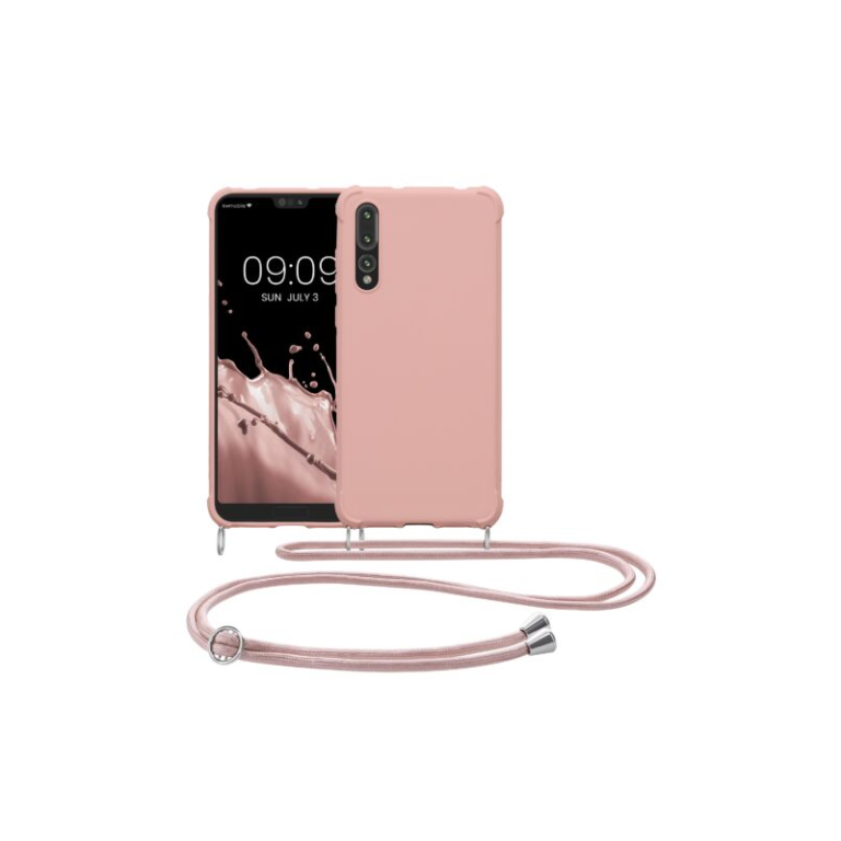Husa Kwmobile pentru Huawei P20 Pro, Silicon, Roz, 52083.154