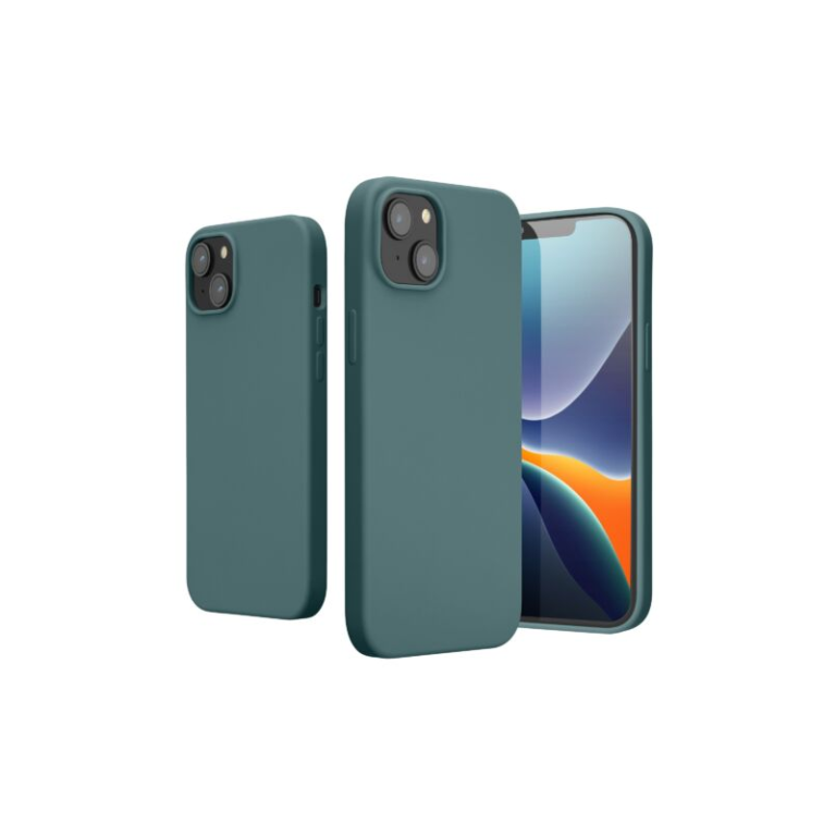 Husa Kwmobile pentru Apple iPhone 14 Plus, Silicon, Verde, 59072.207