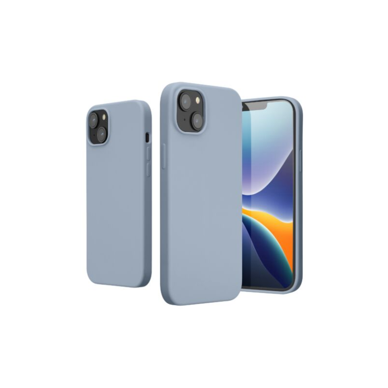 Husa Kwmobile pentru Apple iPhone 14 Plus, Silicon, Albastru, 59072.58