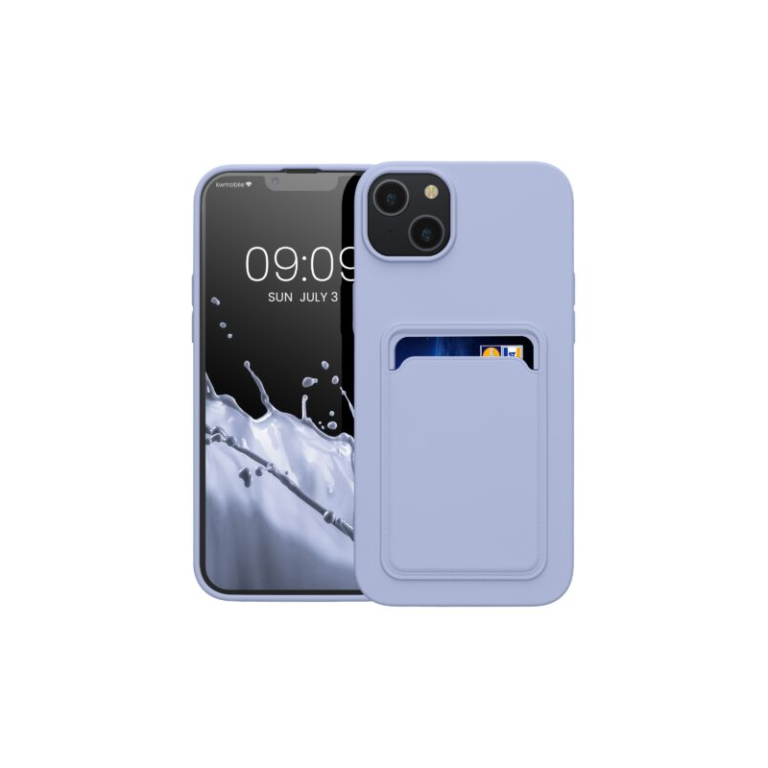 Husa Kwmobile pentru Apple iPhone 14 Plus, Silicon, Albastru, 59113.108