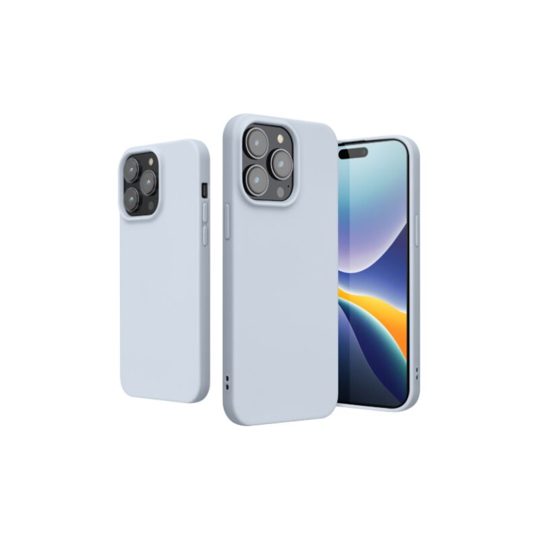 Husa Kwmobile pentru Apple iPhone 14 Pro Max, Silicon, Albastru, 59078.58