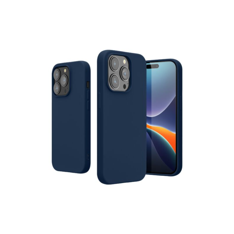 Husa Kwmobile pentru Apple iPhone 14 Pro, Silicon, Albastru, 59081.116