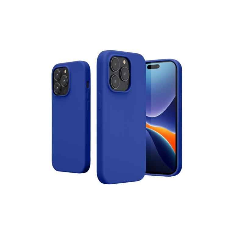 Husa Kwmobile pentru Apple iPhone 14 Pro, Silicon, Albastru, 59073.134