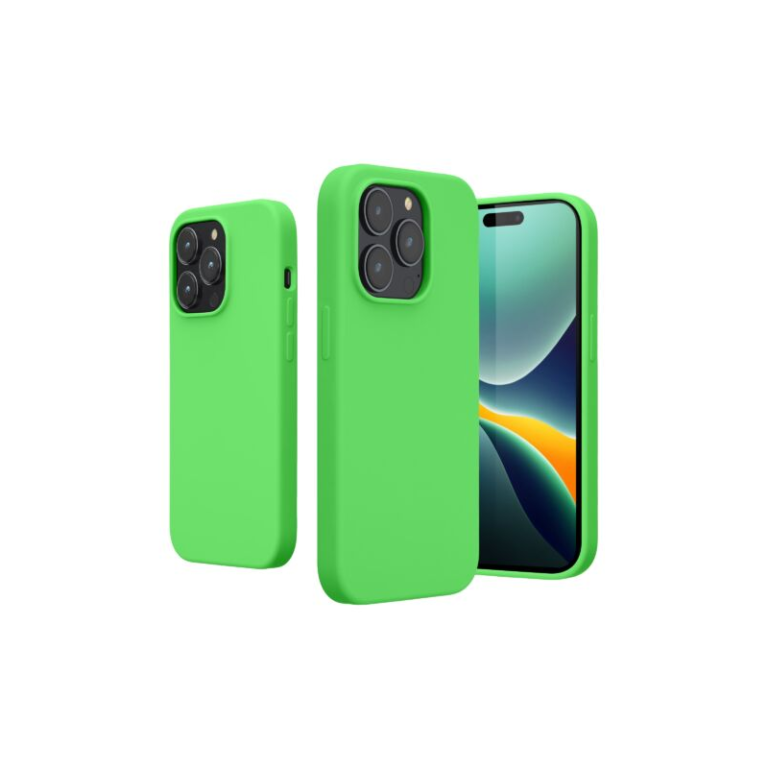 Husa Kwmobile pentru Apple iPhone 14 Pro, Silicon, Verde, 59073.159