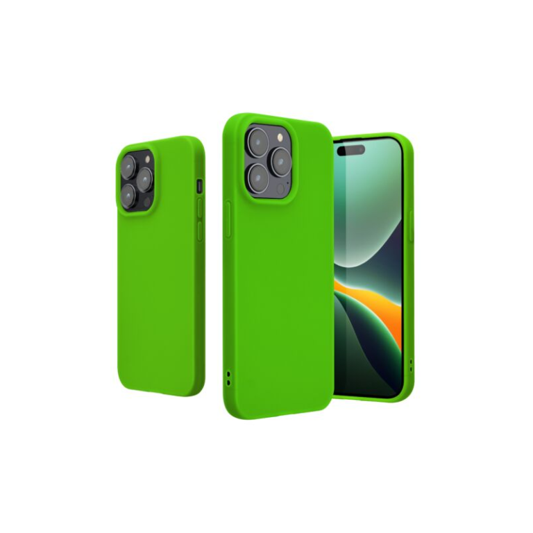 Husa Kwmobile pentru Apple iPhone 14 Pro Max, Silicon, Verde, 59078.44