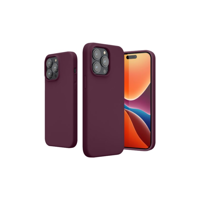 Husa Kwmobile pentru Apple iPhone 14 Pro Max, Silicon, Violet, 59074.209