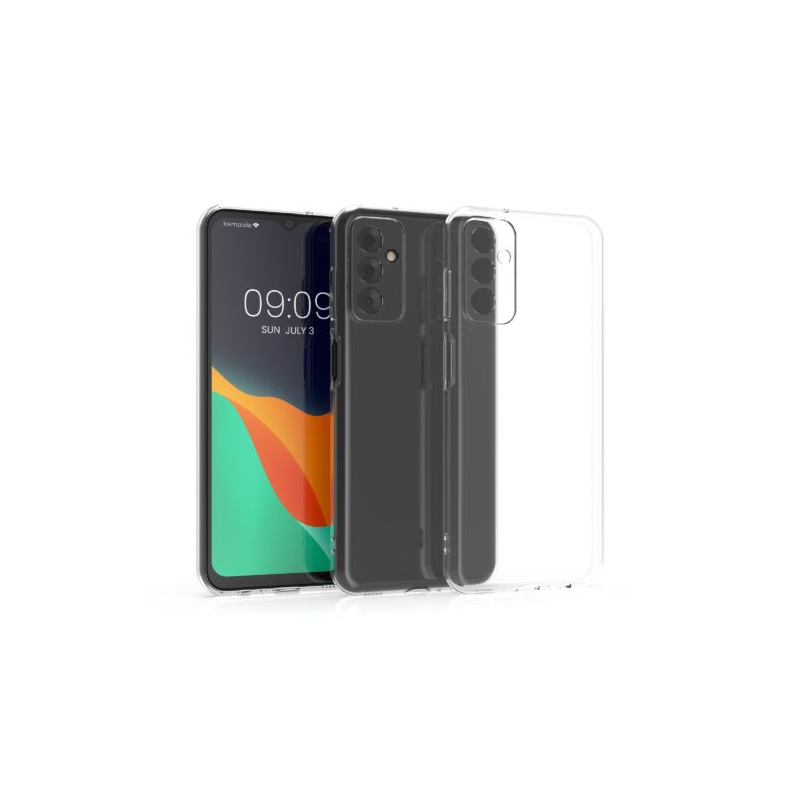 Husa Kwmobile pentru Samsung Galaxy M13, Silicon, Transparent, 59083.03 Husa Kwmobile pentru Samsung Galaxy M13, Silicon, Transparent, 59083.03