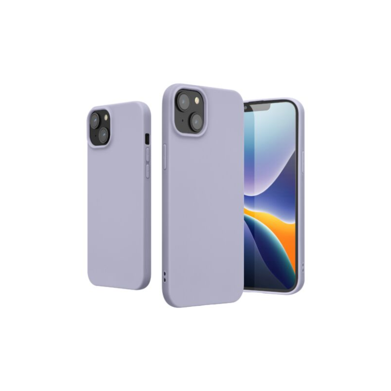 Husa Kwmobile pentru Apple iPhone 14 Plus, Silicon, Mov, 59076.139